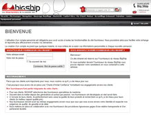 Tablet Screenshot of fournisseurs.bigship.com